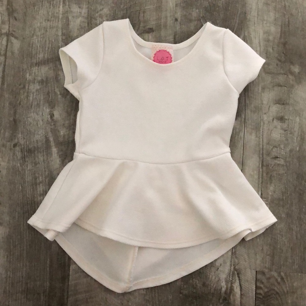 Girls’ hi lo top